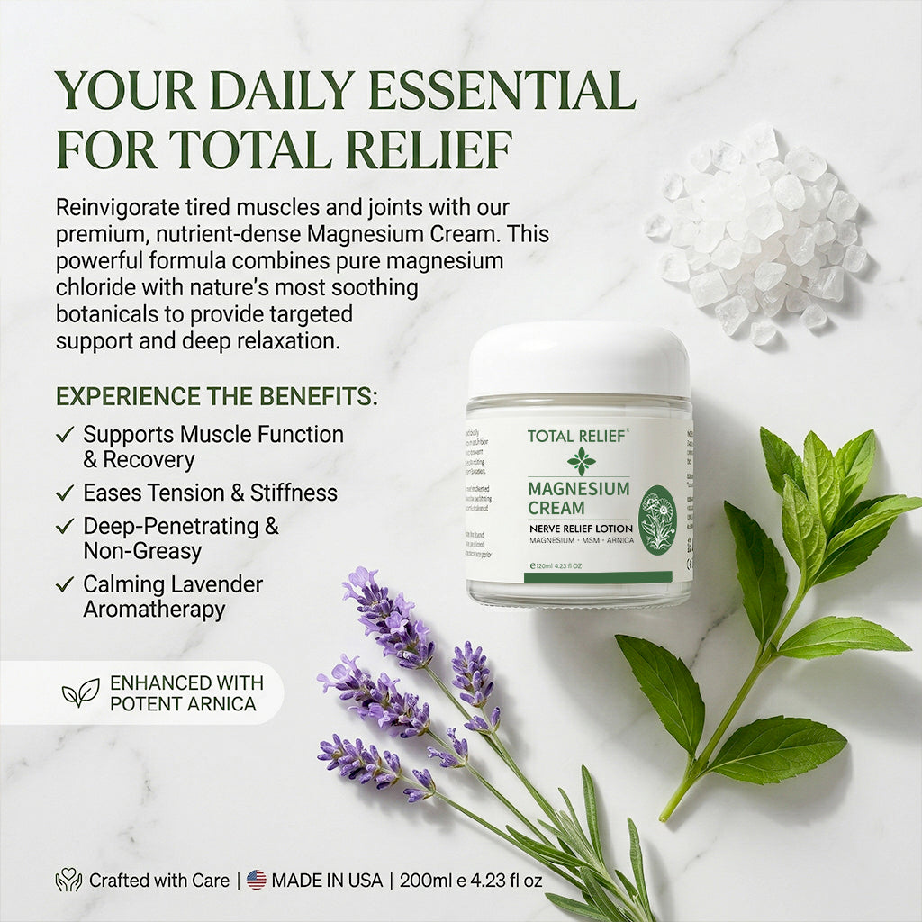 Total Relief Magnesium Cream(3 month supply)