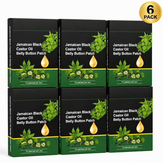 HAIR FERTILIZER Jamaican Black Castor Oil For Belly Button (6 month supply)